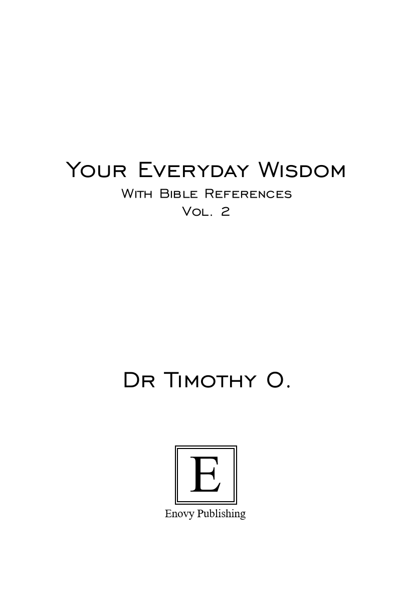Your Everyday Wisdom Vol 2 (Paperback)