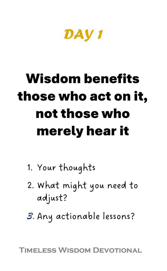 Wisdom Devotional 30 Days Vol 4 Kindle Edition