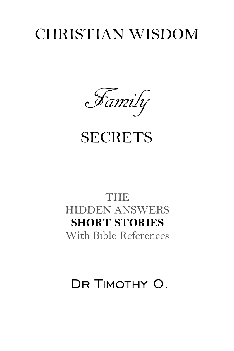 Vol 2. Christian Wisdom Secrets Family (Paperback)
