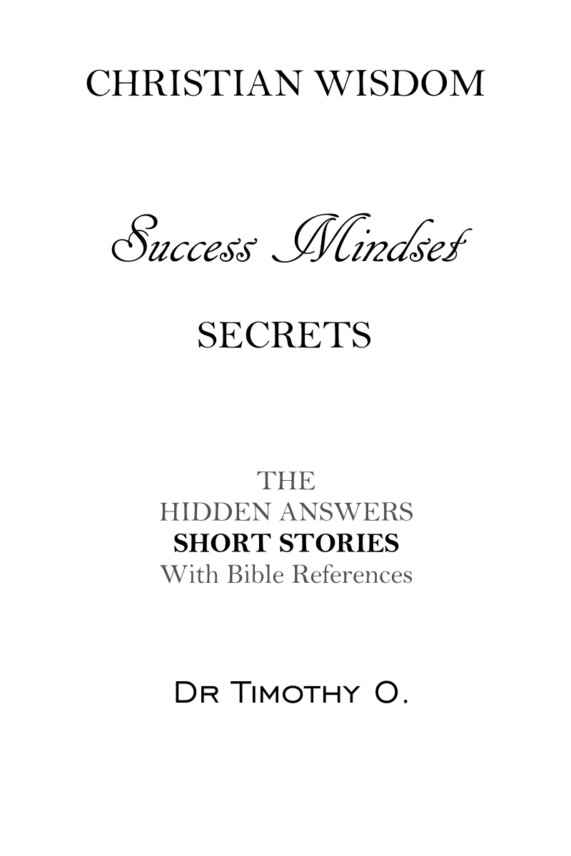 Vol 6. Christian Wisdom Secrets Mindset (Paperback)