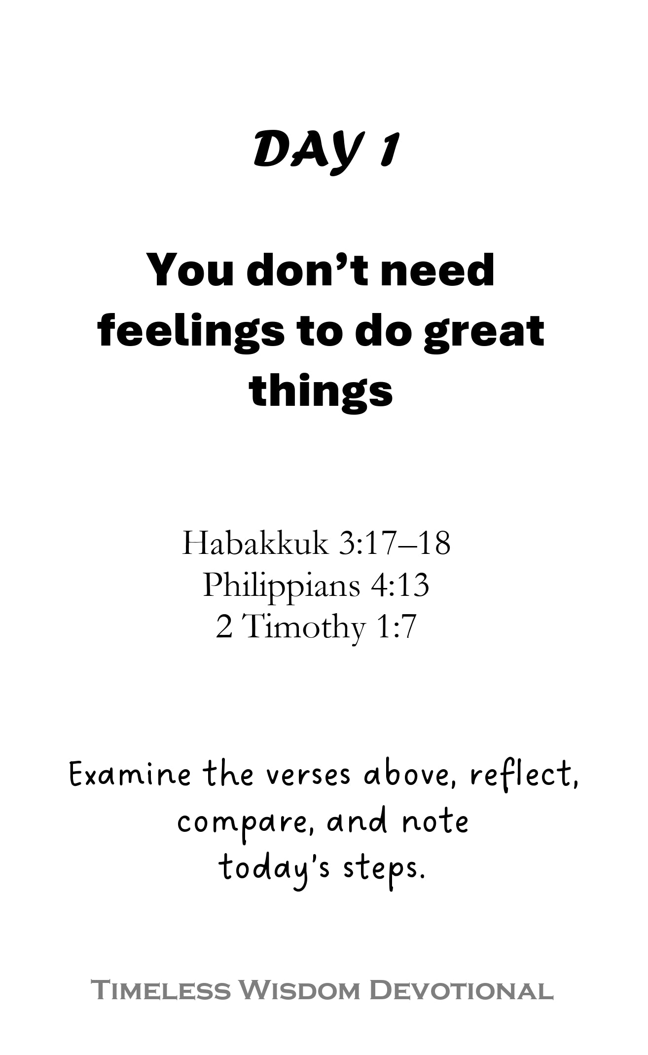 Wisdom 7 Days-Devotional - GREATNESS (Ebook)