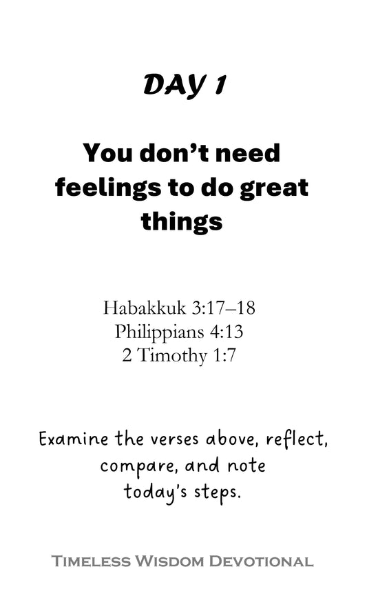 Wisdom 7 Days-Devotional - GREATNESS (Ebook)