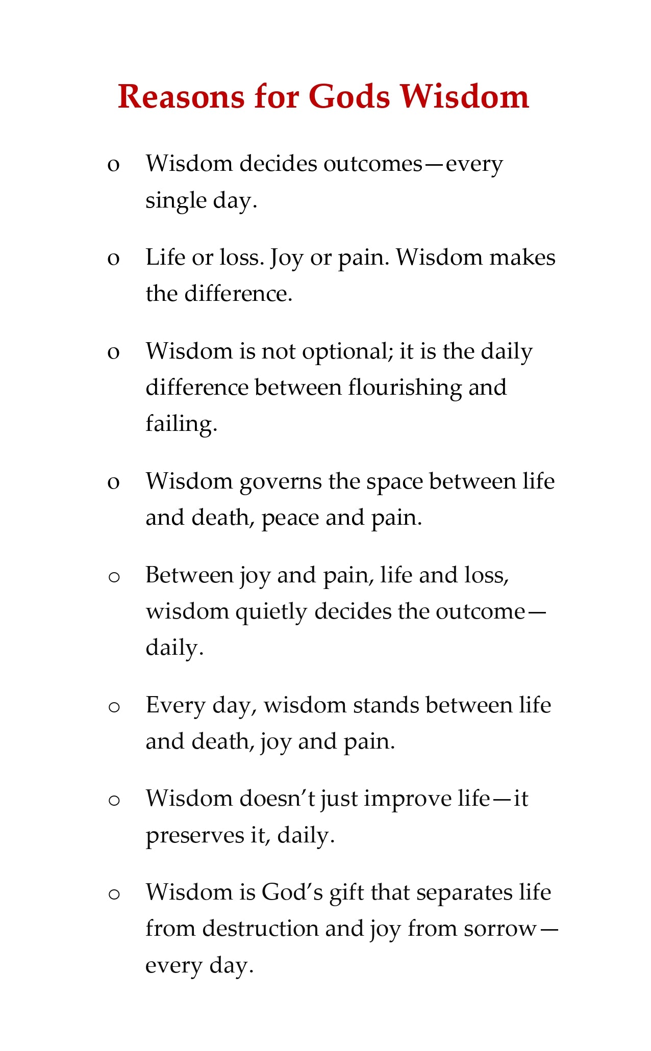 Wisdom Devotional 30 Days Vol 5 Kindle Edition