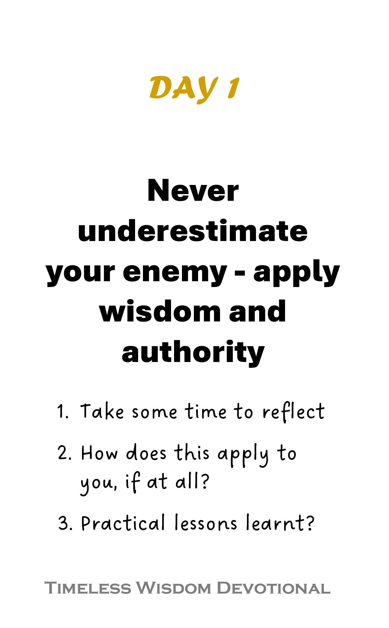 Wisdom Devotional 30 Days Vol 7