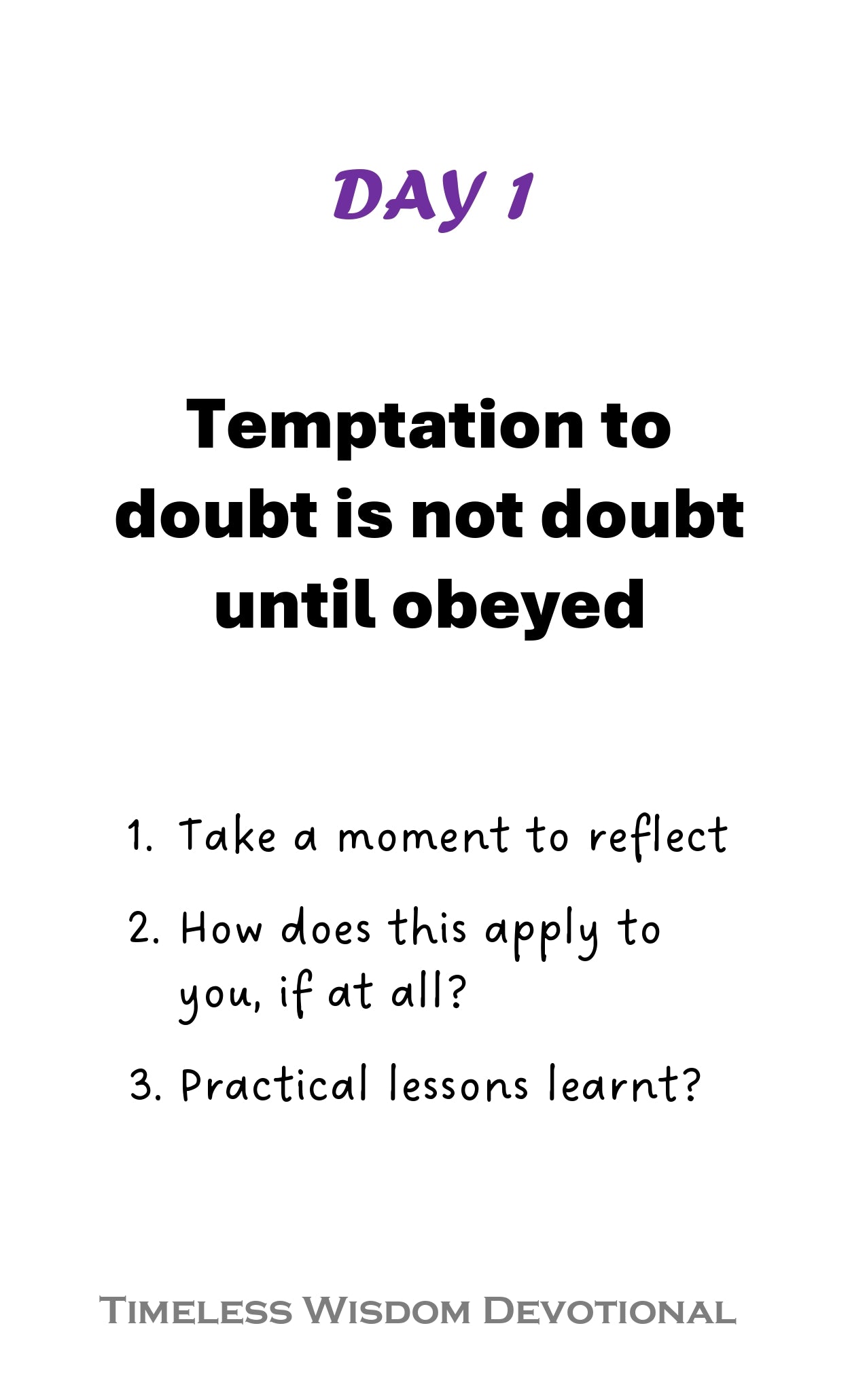 Wisdom Devotional 30 Days Vol 8