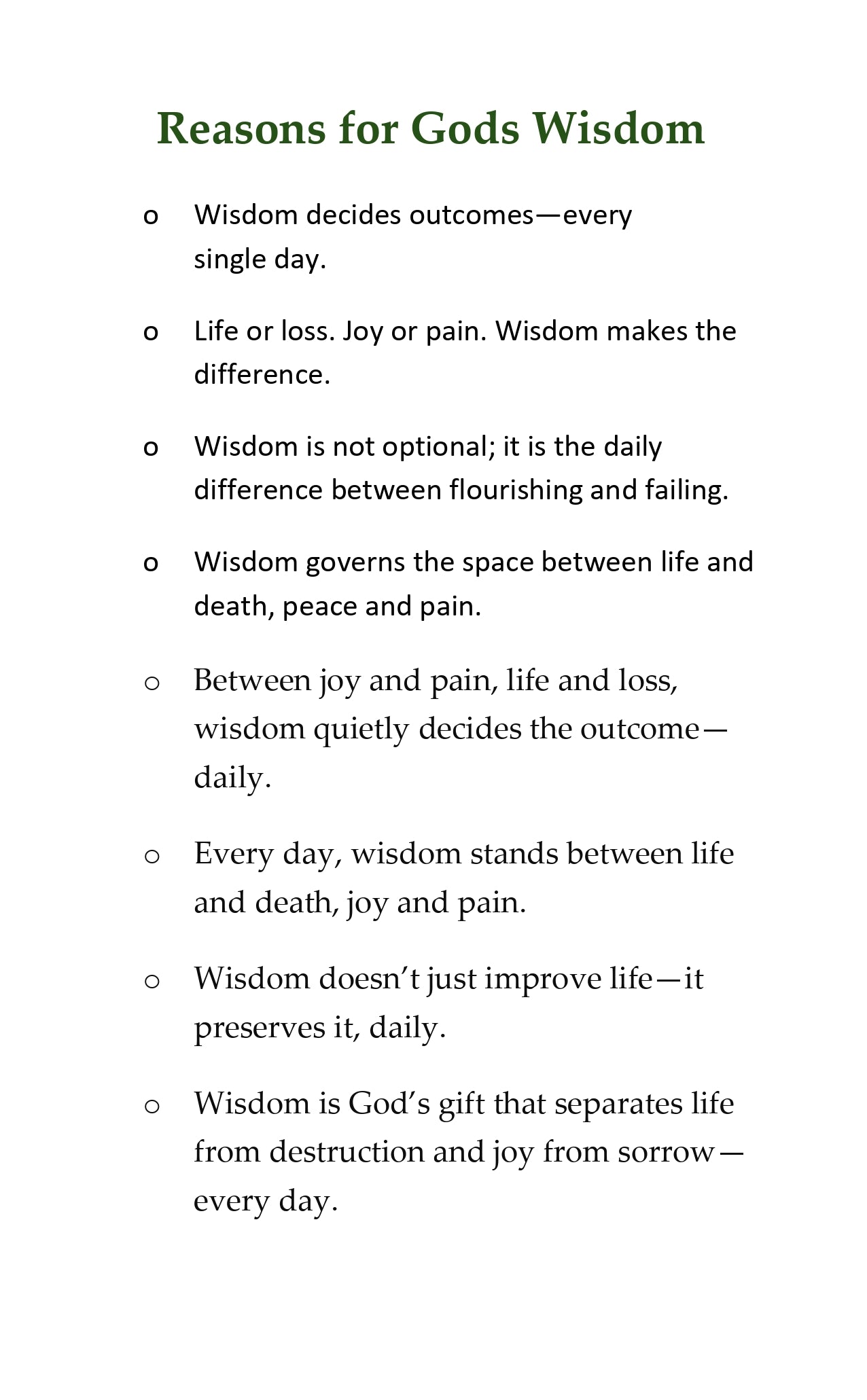Wisdom Devotional 30 Days Vol 9